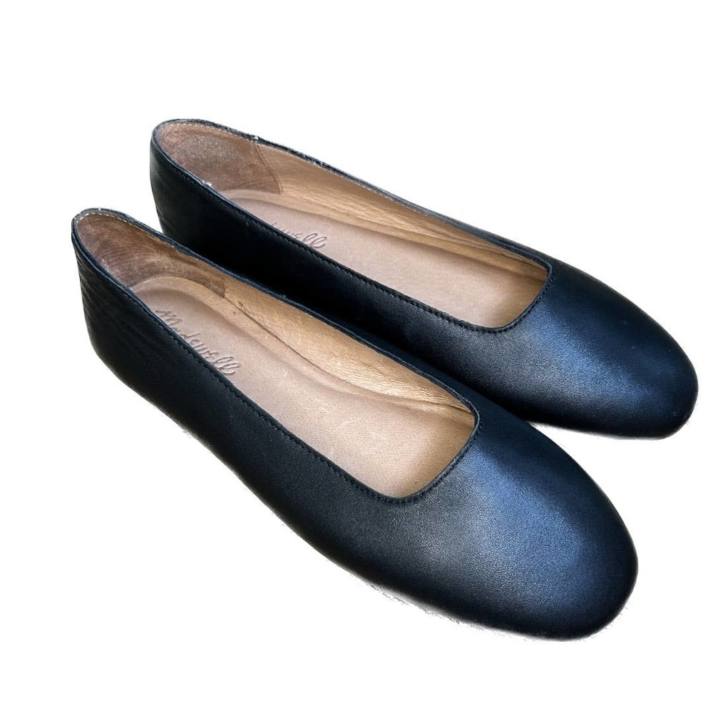 Madewell Ballet Flats Slip On Shoes Black Women's 7.5